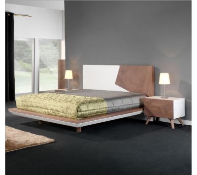  Bed + bedside tables (2)