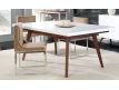 Extendable dining table w / 1 extension 60cm
