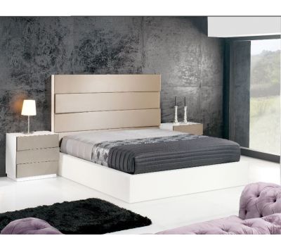 Cama p/ colchão 160x200 + Mesas de cabeceira (2)