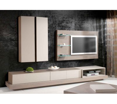 Base TV + Module Suspended + Suspended Module w / 1 door