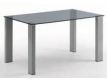 Table Yalp w/ feet lacquered high gloss grey