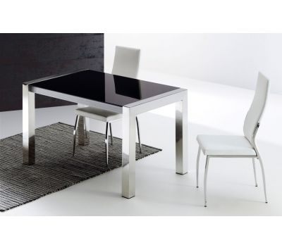 Mesa Acronem c/ vidro preto