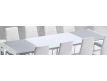 Table Atlam I w/ glass extra white