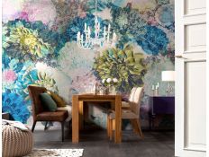 Ambient Photomural Frisky Flowers