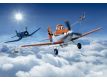 Photomural Planes Above Clouds