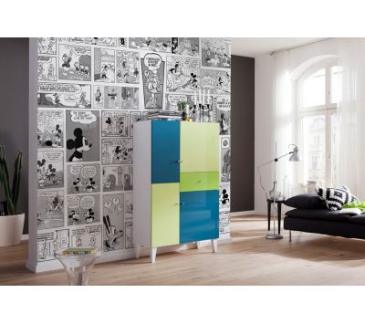 Ambient Photomural Mickey Comic