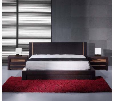 Cama + mesas cabeceira Class