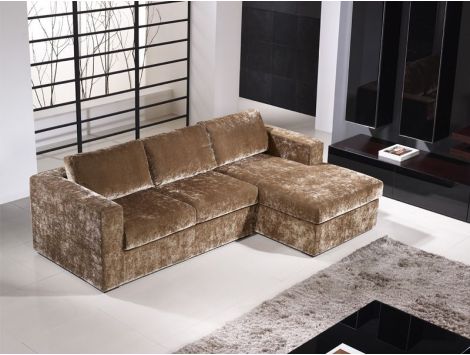 Sofá c/ Chaiselong Intense Brown