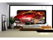 Photomural Red sporty car 