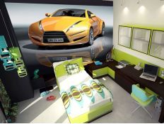 Photomural Sporty car