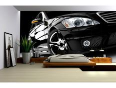 Photomural Black car