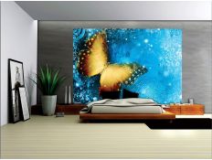 Photomural Golden Butterfly