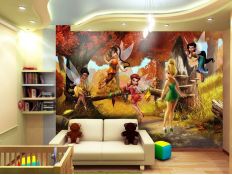 Photomural Faries in Forest