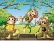 Photomural Monkeys