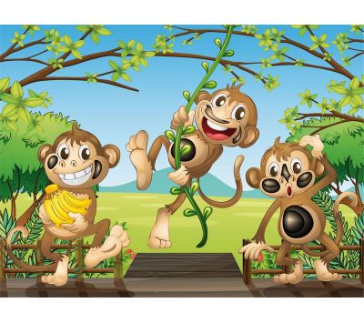 Fotomural Monkeys