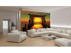 Fotomural Pomost o Zachodzie Slonca 