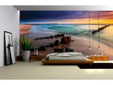 Fotomural Zmierzch nad Morzem