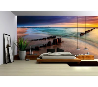 Fotomural Zmierzch nad Morzem