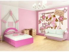 Photomural Hello Kitty Safari Adventure