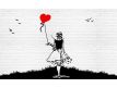 Fotomural Girl with balloon