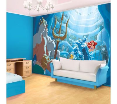 Fotomural Ariel and King Triton