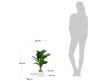 Plant artificial Ficus 60cm