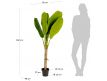  Planta artificial Strelitzia nicolai 175cm