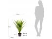  Planta artificial Yucca 70cm