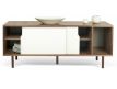 Sideboard walnut+pure white+walnut Dann