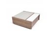 Coffee Table walnut + pure white + gray matte Nnad