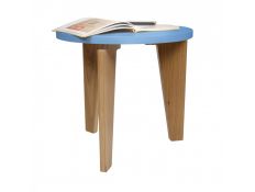 Coffee Table light blue+oak Ailongam I