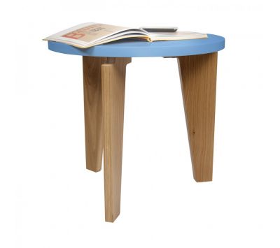 Coffee Table light blue+oak Ailongam I