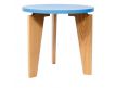 Coffee Table light blue+oak Ailongam I