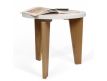 Coffee Table pure white+oak Ailongam I