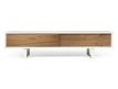 TV Base pure white+walnut Edils