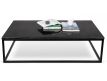 Coffee Table top black marble + black metal base Eiriarp I
