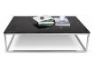 Coffee Table top black marble + chrome metal base Eiriarp I