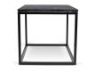 Side tables top black marble + black metal base Eiriarp V