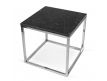 Side tables top black marble + chrome metal base Eiriarp V