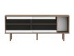 Sideboard walnut + pure white + walnut Nnad II