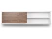 Suspended Module pure white walnut Olin