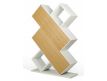 Bookseller pure white+oak Anorev