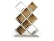 Bookseller pure white+oak Anorev