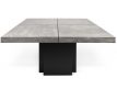 Dining table concrete+pure black Ksud