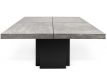 Mesa de jantar cimento+preto puro Ksud