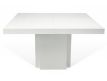 Dining table white high gloss+pure white Ksud