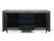 Sideboard concrete+pure black Ebok II