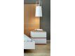 Bedside Table pure white+oak Tols