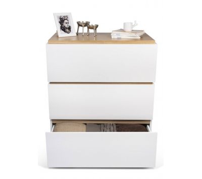 High haberdasher pure white+oak Tols II