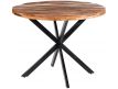 ROUND TABLE BROWN-NEG